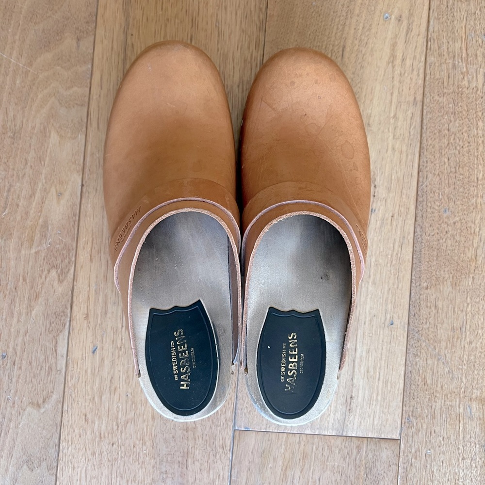 Swedish Hasbeen Clogs Size 9